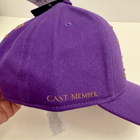 NWT. Disney Wish castmember baseball hat. Purple cap features goat & star - Picture 10 of 12